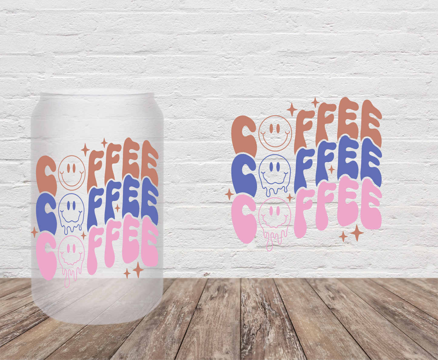 Coffee Retro- UV DTF Decal/Sticker