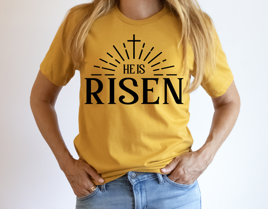 He Is Risen- Single Color Screenprint