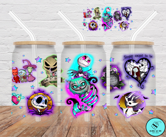 Nightmare Boo Bash- 16oz Cup Wrap