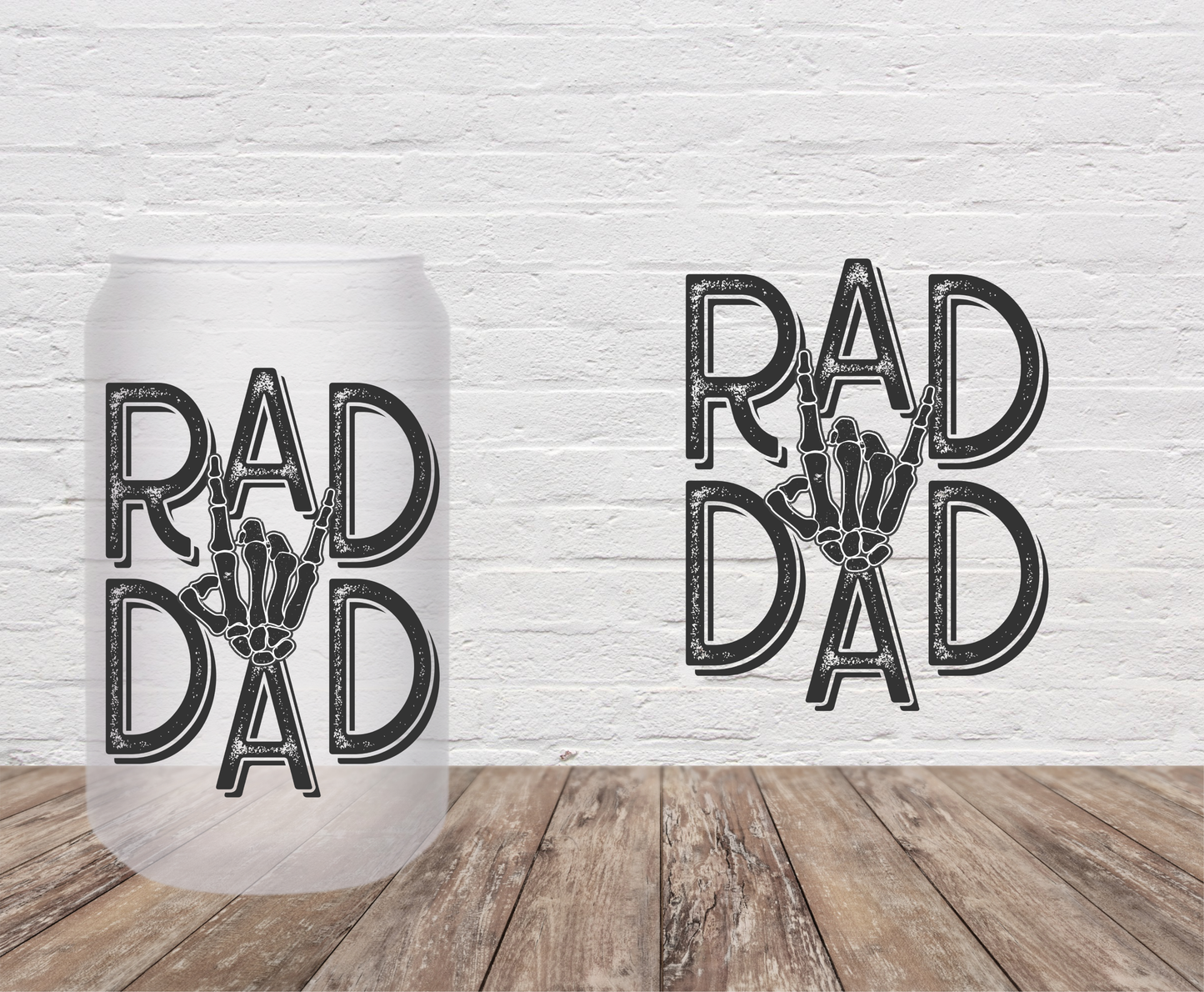 RAD DAD- UV DTF Decal/Sticker